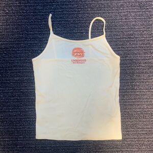 Wild Fable Butter Yellow Funny Tank Top